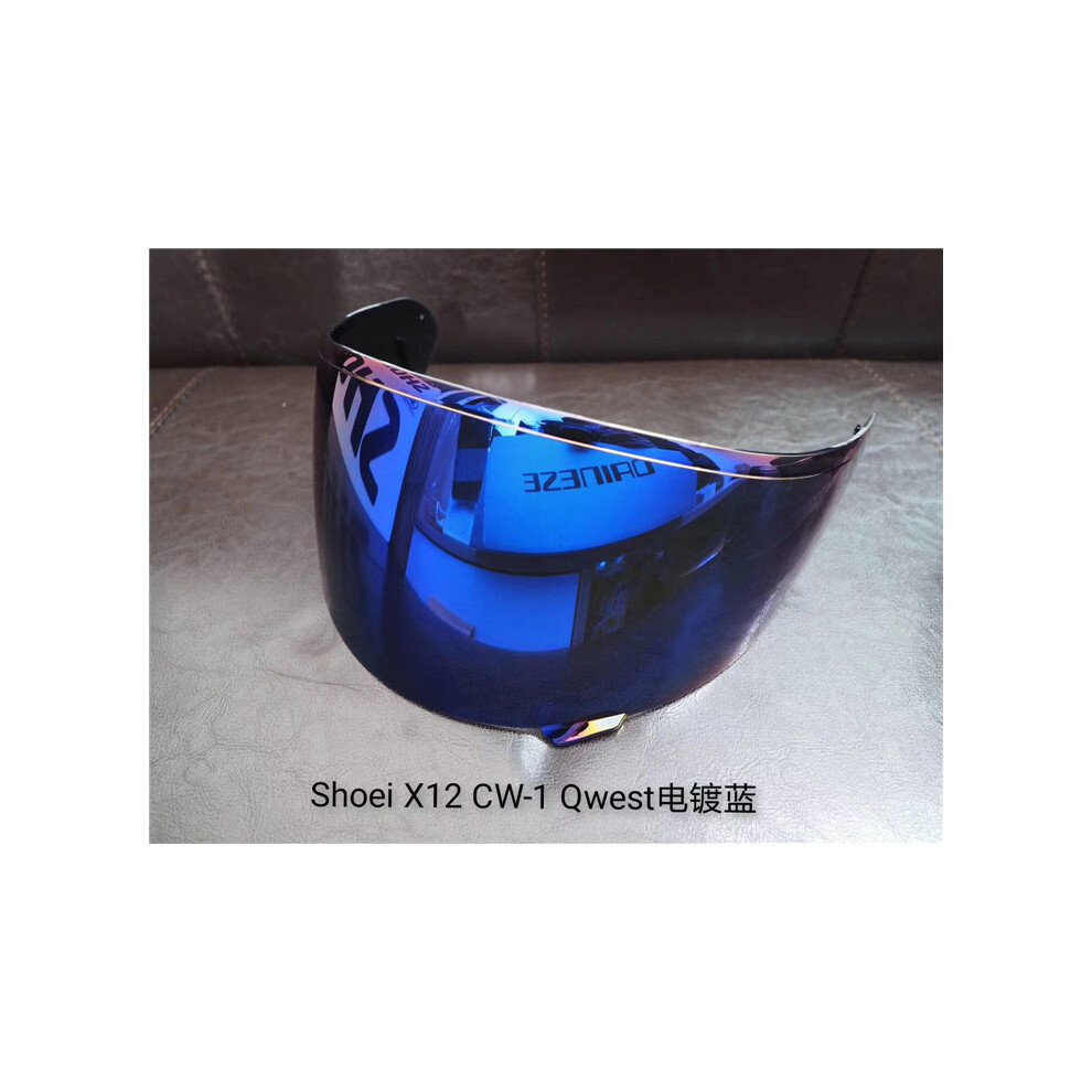 (blue) Motorcycle Full Face Helmet Visor Lens Case for SHOEI X12 X-12 CW-1 RF-1100