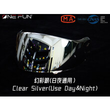 (Silver) Neotec 2 CNS-3 Full Face Helmet Visor Lens Case for Shoei Neotec II Photochromic
