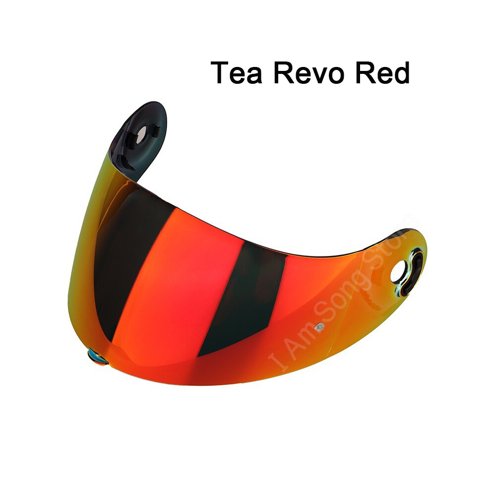 (Tea Revo Red) Helmet Visor for NOLAN X-Lite X-803 Motorcycle Helmet Lens Pinlock Anti-scratch