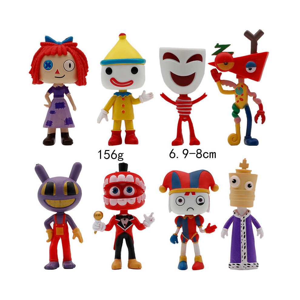 8pcs The Amazing Digital Circus Animation Action Figure Toys Gift NEW