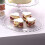 (4) 26cm Large Round Glass Dessert Plate Serving Set 9