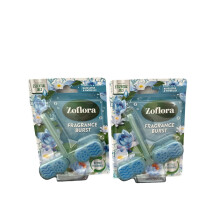 Zoflora blue lotus & water lily toilet block, Pack of 2