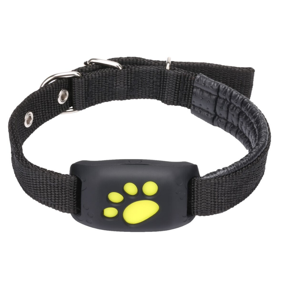 (Black) Smart Gps Cat And Dog Collar Tracker