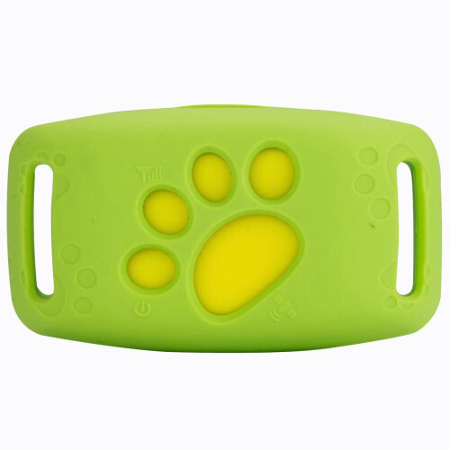 (green) Smart Gps Cat And Dog Collar Tracker