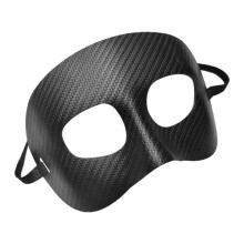 (A) Black Basketball Facial Cover with Padding Face Nose Guard PVC Protective Nose for Softball Broken Nose