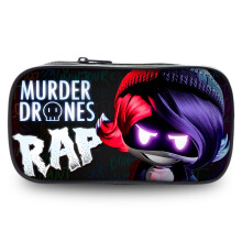 (A8) Murder Drone Backpack Murder Drone J N V UZI Back Pack Back Bag Pencil Case Pencilcase Pencil Box Mochila