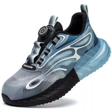 (UK6=EUR39, Blue) SAFETY TRAINERS MENS WOMENS LIGHTWEIGHT STEEL TOE CAP WORK HIKING BOOTS SHOES
