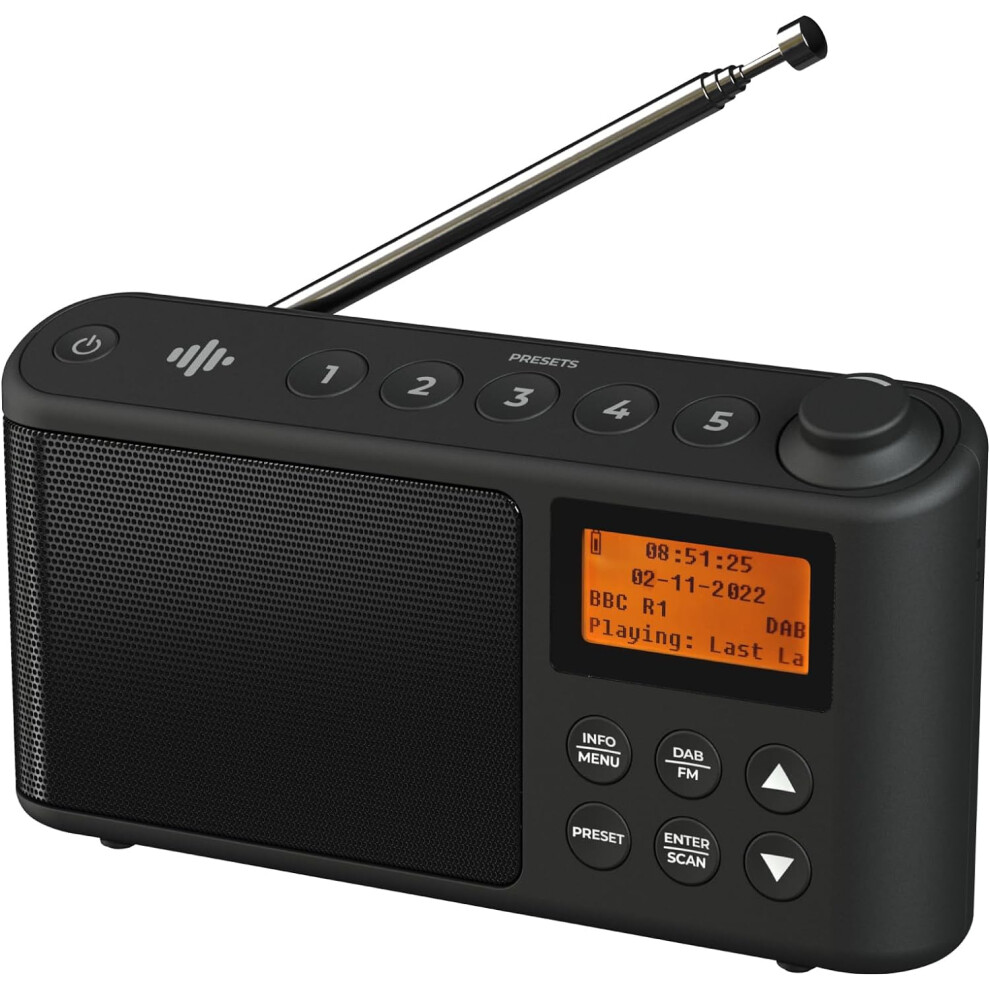 OPENED BOX NEVER USED DAB Radio Portable, DAB Plus/DAB Radio, FM Radio, Small Radio, Portable