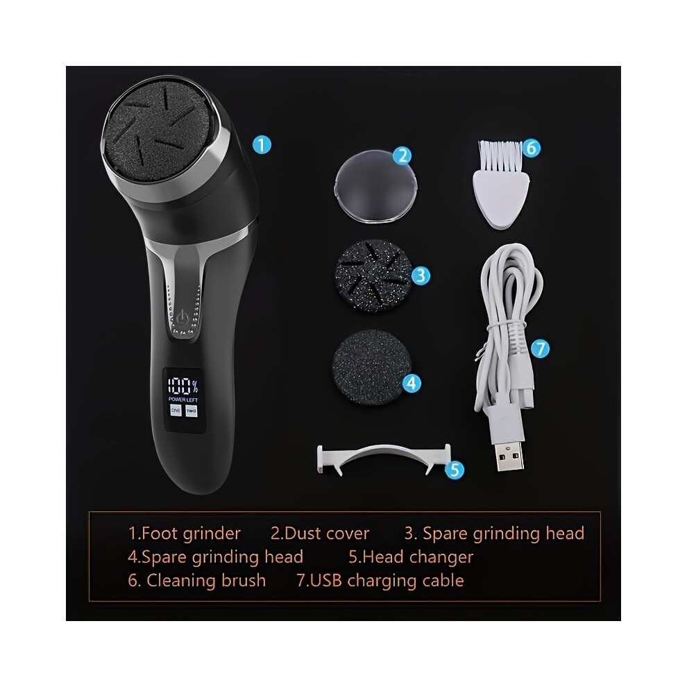 Xinsilk Rapid Recharge Foot Callus Remover - Portable Electronic Pedicure Kit