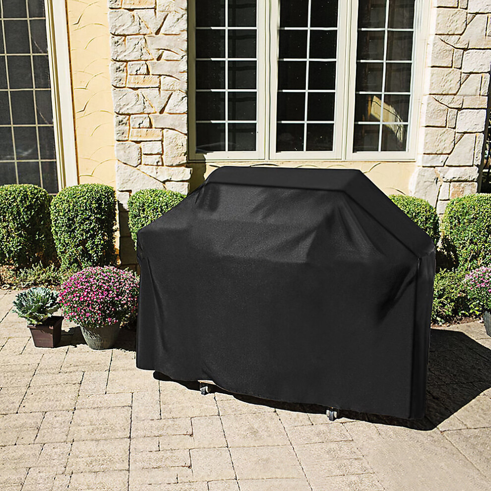 (170cm W x 61cm D x 117cm H) Outdoor Patio Waterproof Barbecue Grill Cover