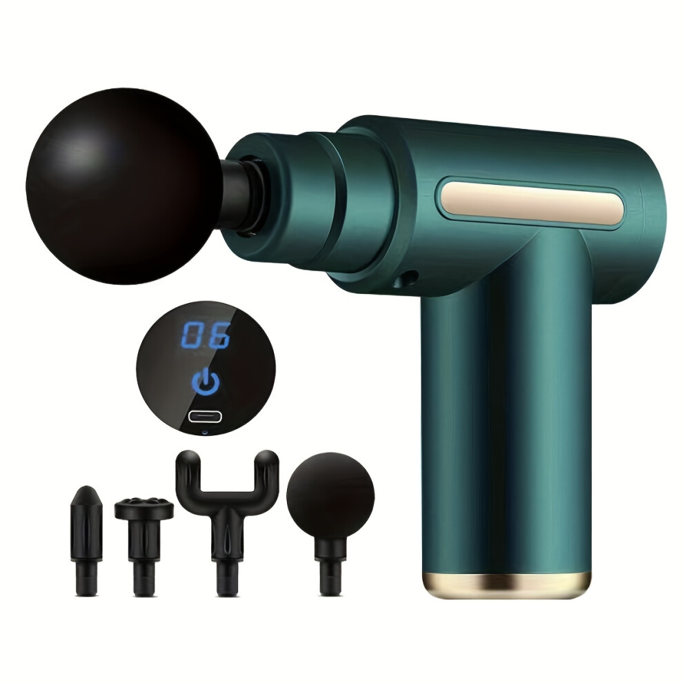Xinsilk (Green) Massage Gun, Handheld Percussion Massager