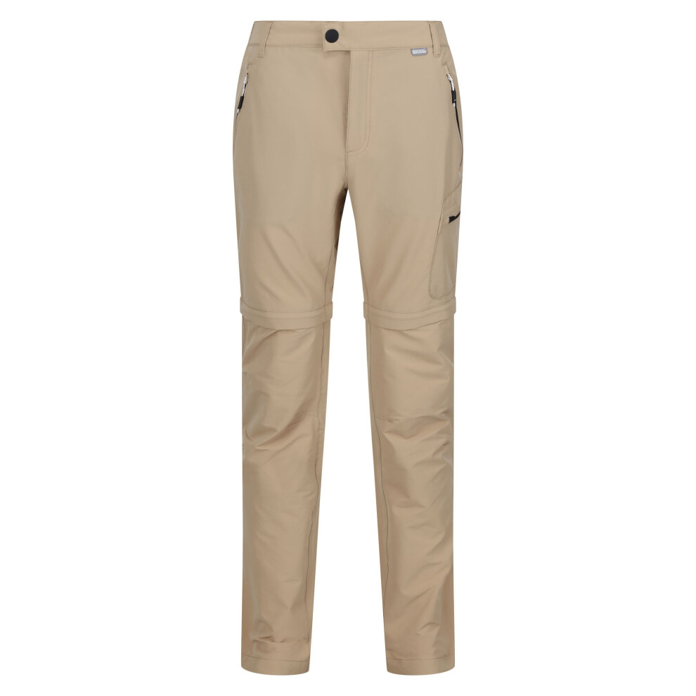Regatta (36S, Oat) Highton Zip Off Walking Trousers Men's Size 36