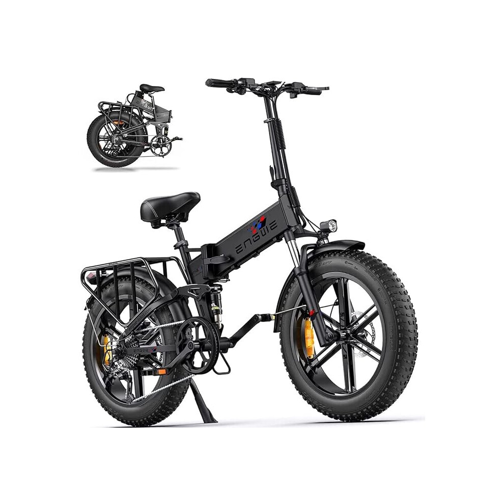 Electric Bike Folding E-Bike for Adults, 20''*4.0 Fat ENGINE Pro