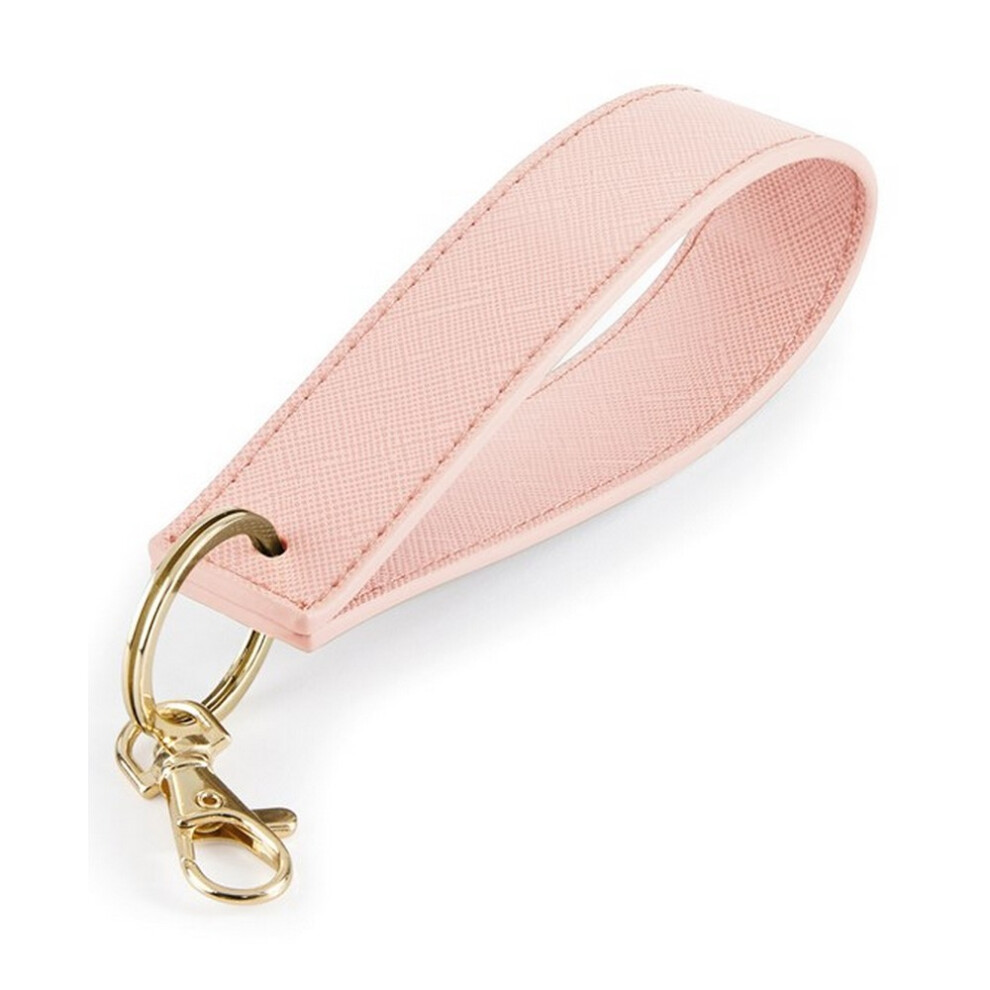 (One Size, Soft Pink) Bagbase Wristlet Keyring