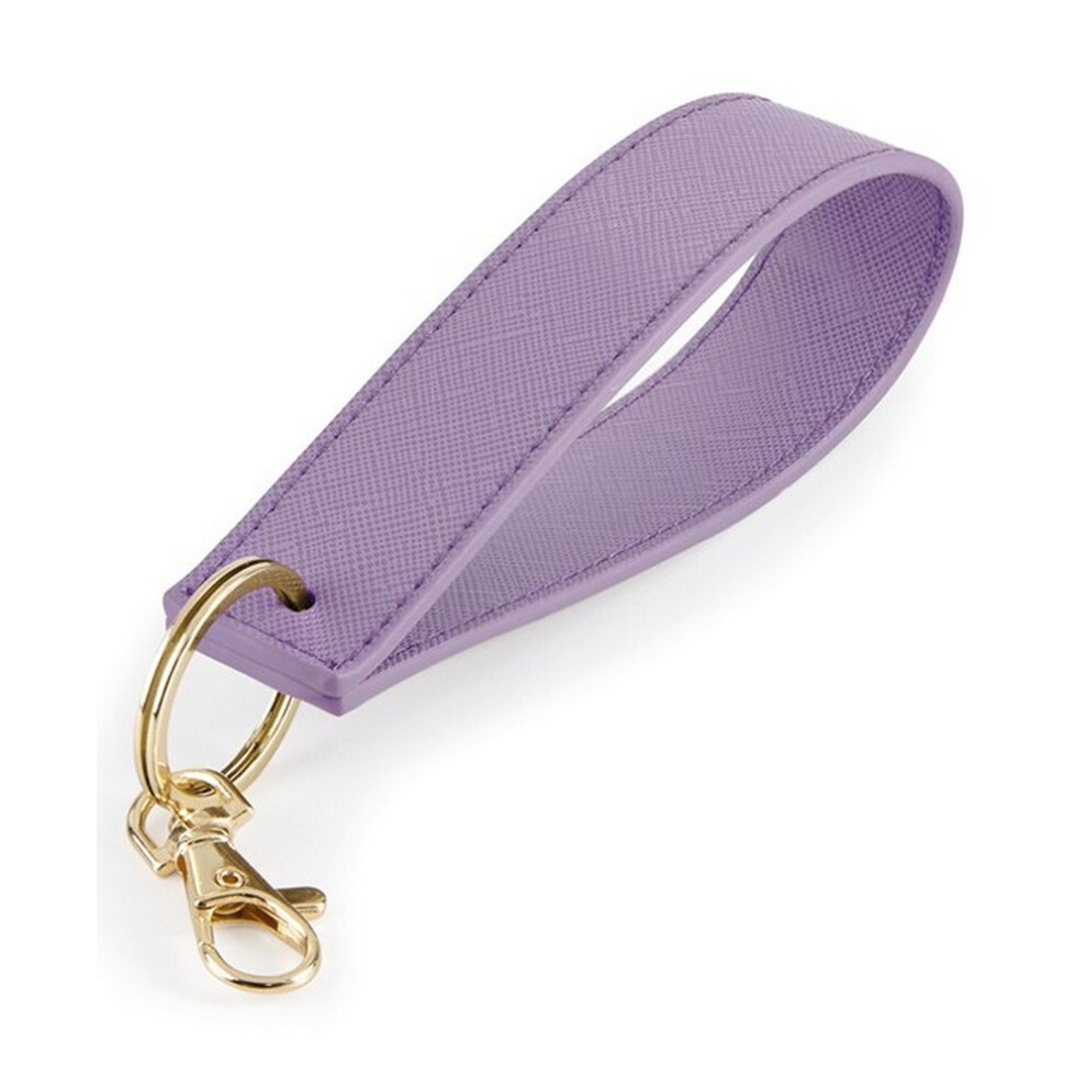 (One Size, Lilac) Bagbase Wristlet Keyring