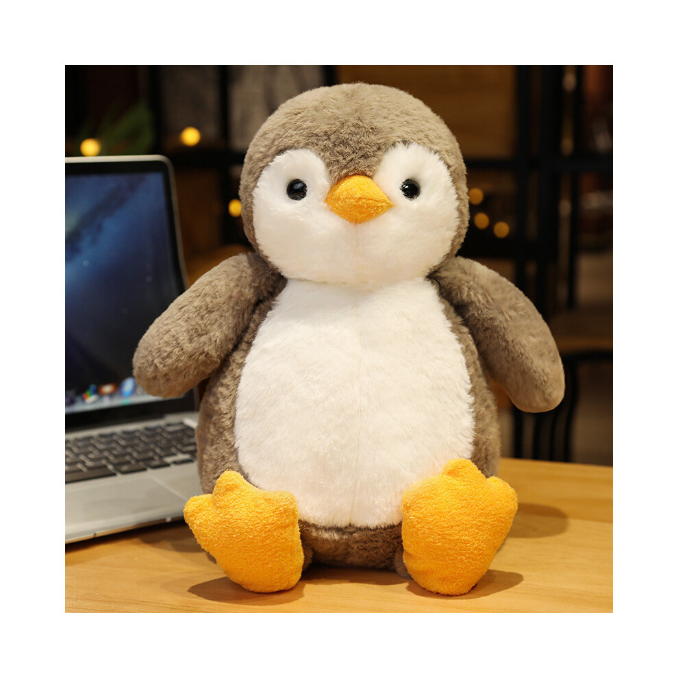 (Penguin, 35cm) Cute Animal Plush Dolls Short Plush Stuffed Animals For Kids And Adults