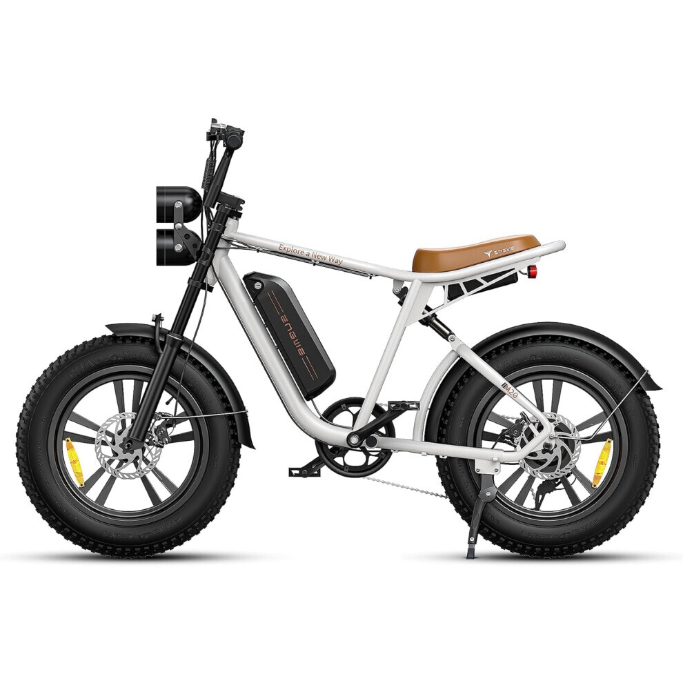 ENGWE M20 Electric Bike with 20"Ã4.0" Fat Tire, 48V 13AH, 7-Speed