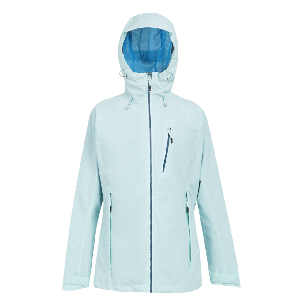 (14 UK, Bleached Aqua) Regatta Womens/Ladies Birchdale Waterproof Shell Jacket