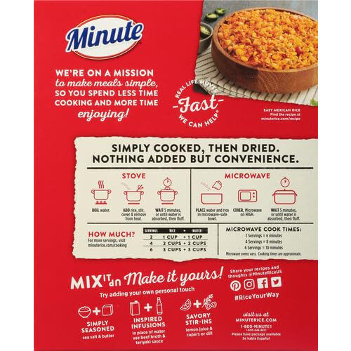 Minute Instant Light and Fluffy White Rice, 72oz. 2