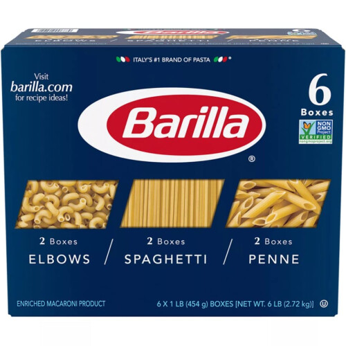 Barilla Pasta Variety Pack 16 oz., 6 pk. 1