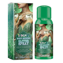 100ml Diamond High Gloss Glitter Shiny Body Glitter Spray Waterproof Shiny High Gloss Glitter Powder Spray Powder Makeup