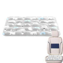(grey) Water Cooling Chair Pad Ice Silk Chair Pad Waterproof Scratch Resistant Multifunctional Summer Cool Pad Cushion For Children