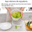 Vegetable Dryer Spinner Double-layer Large Capacity Dryer Household Fruit Dehydrator Drainer Easy Water Drain System and Compact 9