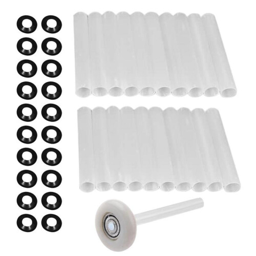 20pcs Garage Door Hinge Rollers High Bearing Precision Garage Door Roller Wheels Professional Garage Roller For Garage Door