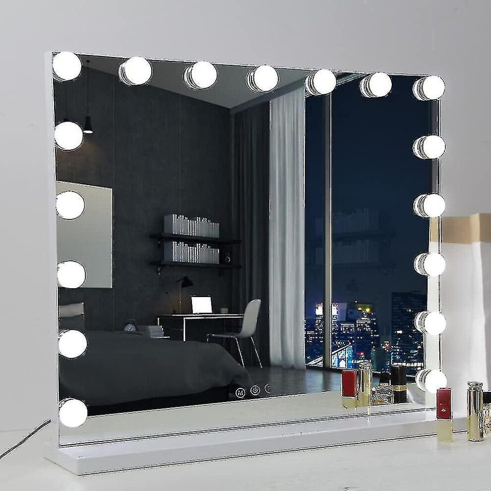 (14 bulbs) Hollywood Mirror Front Makeup Mirror Light Beauty Mirror Front Light Tricolour USB Mirror Fill Lights
