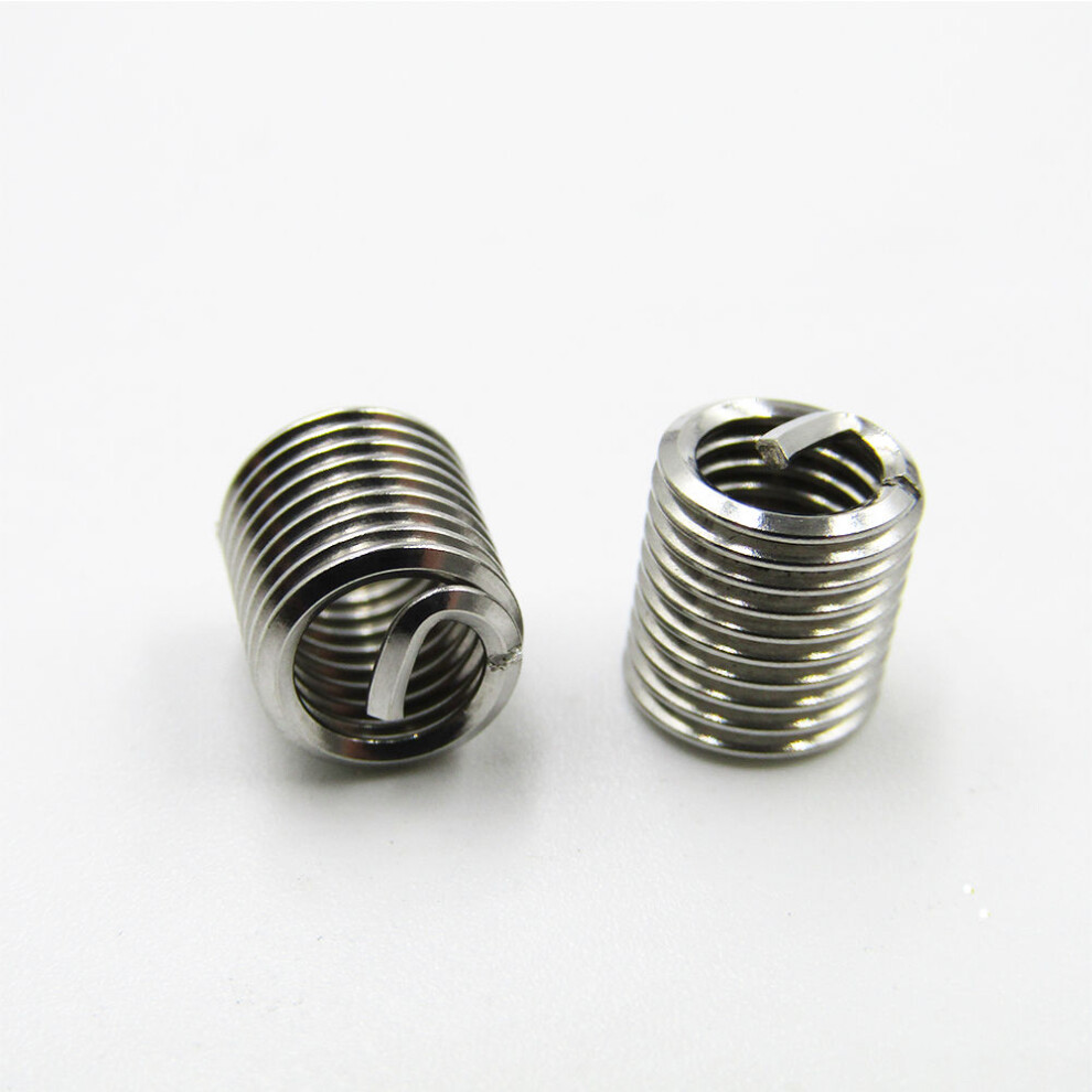 50Pcs 304 Stainless Steel M6x1.0 1.5D Insert Length Helicoil Wire Thread Inserts 6935462275632