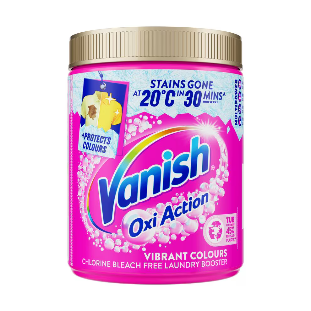 Vanish Gold Oxi Action Powder Fabric Stain Remover Vibrant Colour 470g