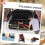 PawHut PawHut Three-Wheel Pet Stroller, for Medium, Small Dogs, Foldable Cat Pram - Red 4