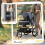 PawHut PawHut 3 Wheel Pet Stroller, for Medium Small Dogs, Foldable Cat Pram - Grey 2