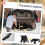 PawHut PawHut Foldable Dog Carriage w/ Universal Wheels, Shock Absorber - Grey 20