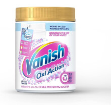 6 x Vanish Gold Oxi Action Powder Stain Remover Crystal White 1.5kg