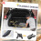 PawHut PawHut One-click Foldable Pet Stroller w/ Mesh Windows, for Small Pets - Grey 4
