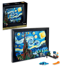 (2316pcs) Vincent The Starry Night 21333 2316pcs Moc Art Painting Building Blocks