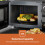 GEEPAS (Black) Black, GEEPAS 20L Digital Microwave Oven 700W 4