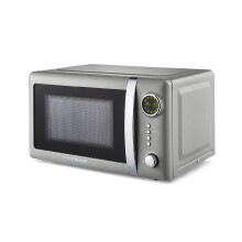 (Grey) Black, GEEPAS 20L Digital Microwave Oven 700W