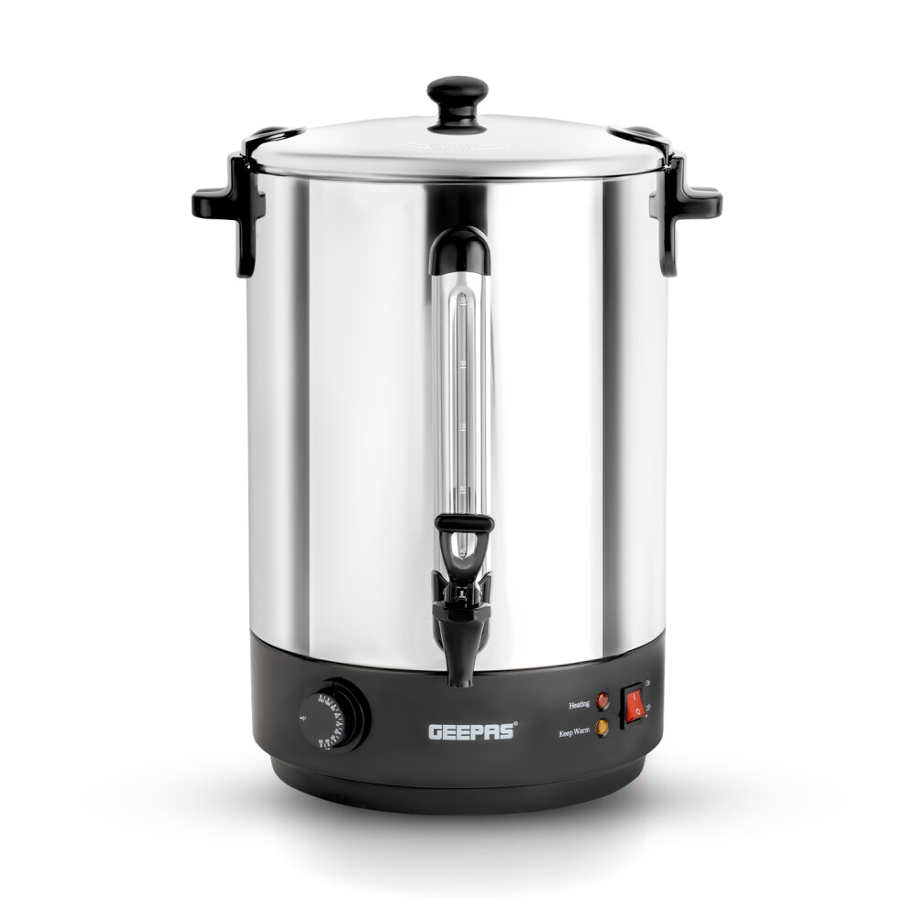 Geepas 30L Electric Catering Urn, 2500W Instant Hot Water Boiler