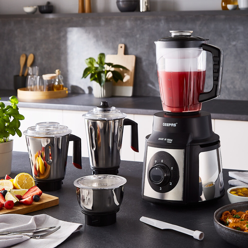 geepas-1000w-5-in-1-mixer-grinder--3-stainless-steel-jars-dry-wet-grinding-juicing