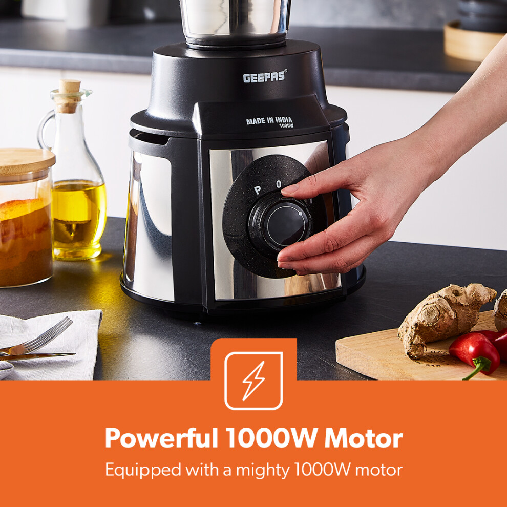 geepas-1000w-5-in-1-mixer-grinder--3-stainless-steel-jars-dry-wet-grinding-juicing