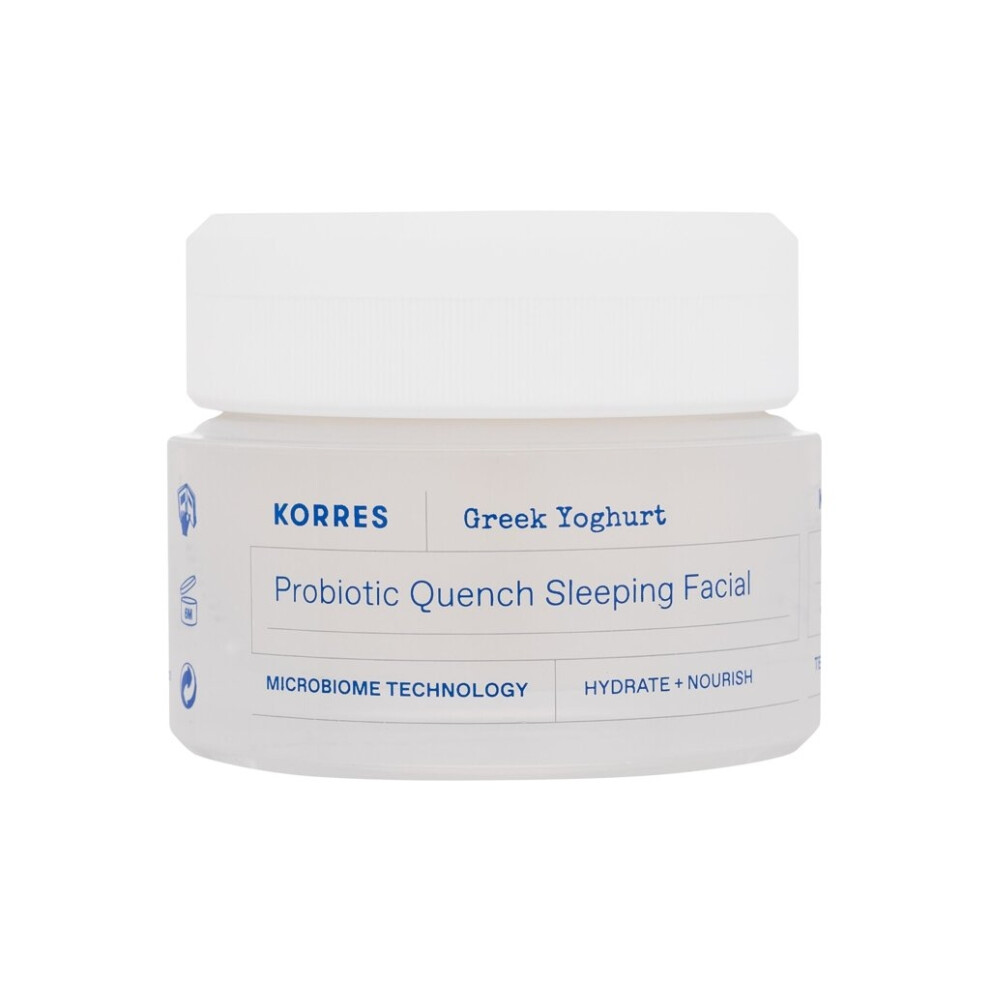 Korres - Greek Yoghurt Probiotic Quench Sleeping Facial - For Women, 40 Ml