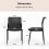 Costway Waiting Room Chair Set of 2 Stackable Office Guest Chairs 2