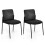 Costway Waiting Room Chair Set of 2 Stackable Office Guest Chairs 1