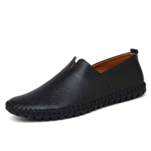 (Black, UK Size 13) Mens Moccasin Loafers Leather Smart Casual Shoes Driving Slip on Designer Shoes