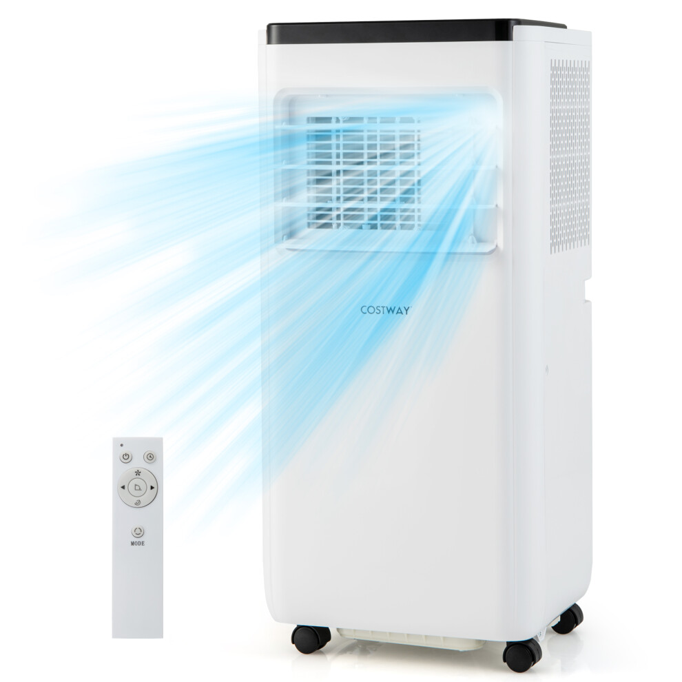 7000 BTU Portable Air Conditioner 4-in-1 AC Unit Built-in Dehumidifier