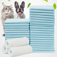50Pcs Dog Puppy Large Absorbent Training Pads Floor Feeder Bowl Toilet Wee Mats