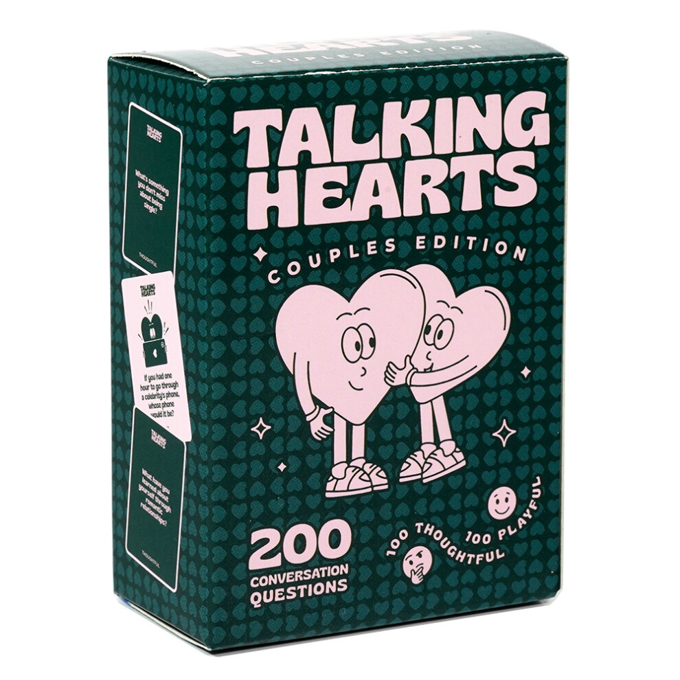 Talking Hearts Conversation Cards Couple Card Game for Date Nights