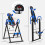 Homcom HOMCOM Adjustable Gravity Inversion Table with Safety Belt, Blue 6